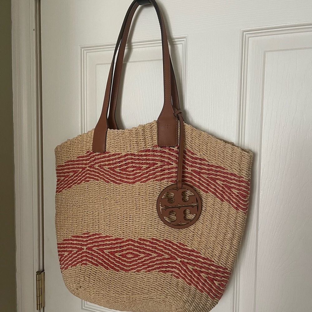Tory Burch Miller Straw Tote